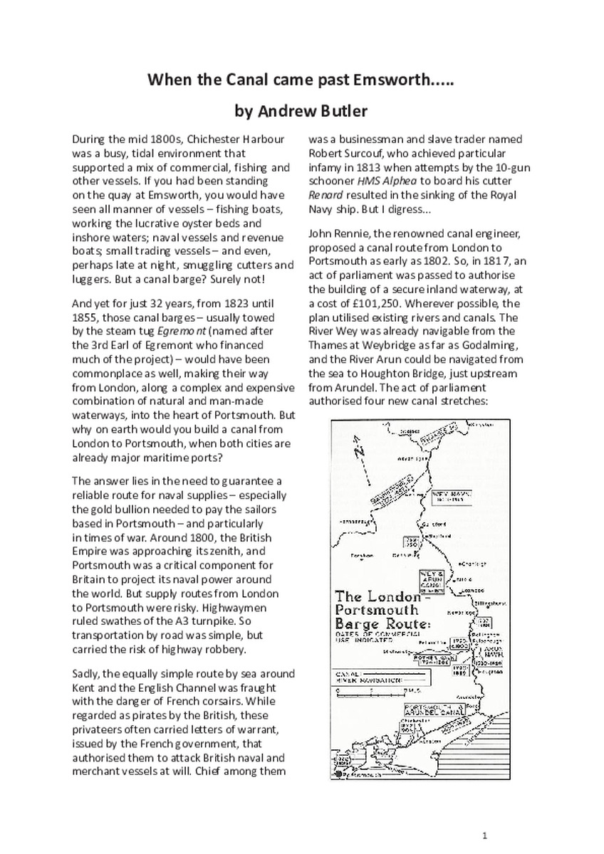 Echo 2025 When the Canal came past Emsworth.pdf