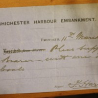 Request for supply from Chichester Harbour Embankment
