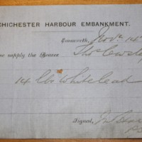 Request for supply from Chichester Harbour Embankment