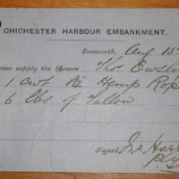 Request for supply from Chichester Harbour Embankment