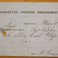 Request for supply from Chichester Harbour Embankment.