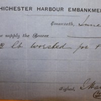 Request for supply from Chichester Harbour Embankment